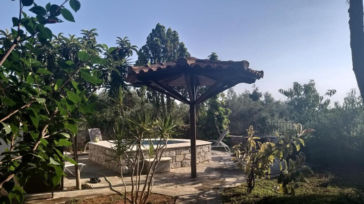 Villa Onar A Stone House With Amazing View Stoúpa Exterior photo